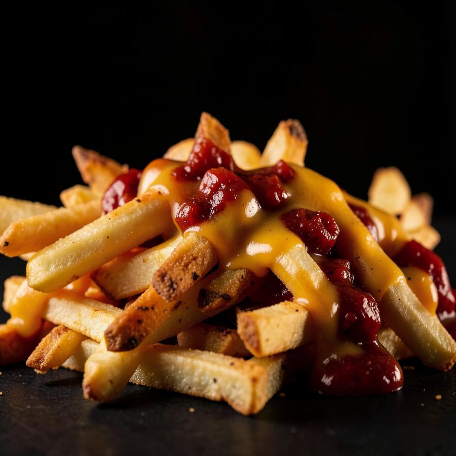 Loaded Fries at Halal Wing Spot